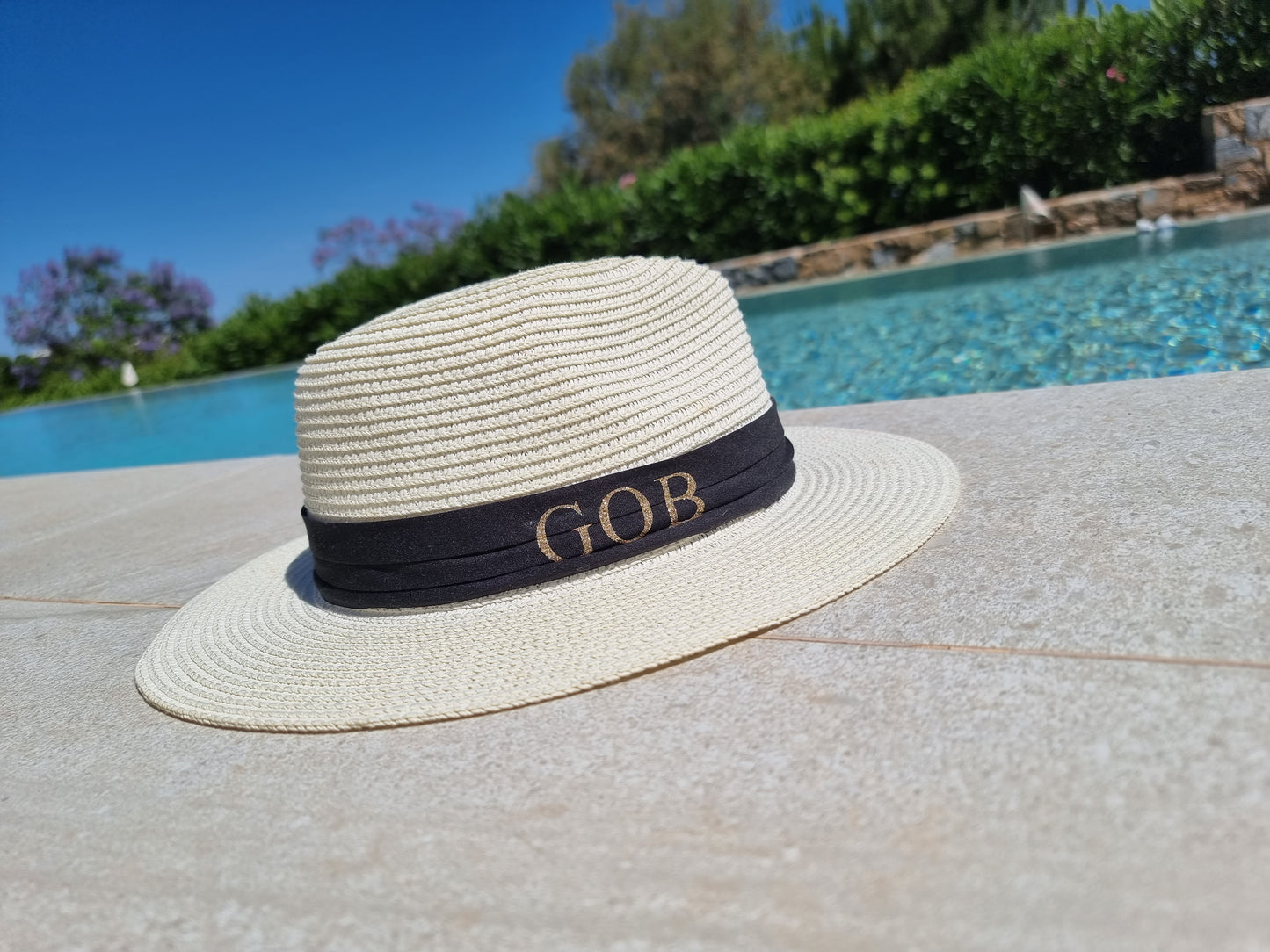Beachy Fedora Hat (Personalised)