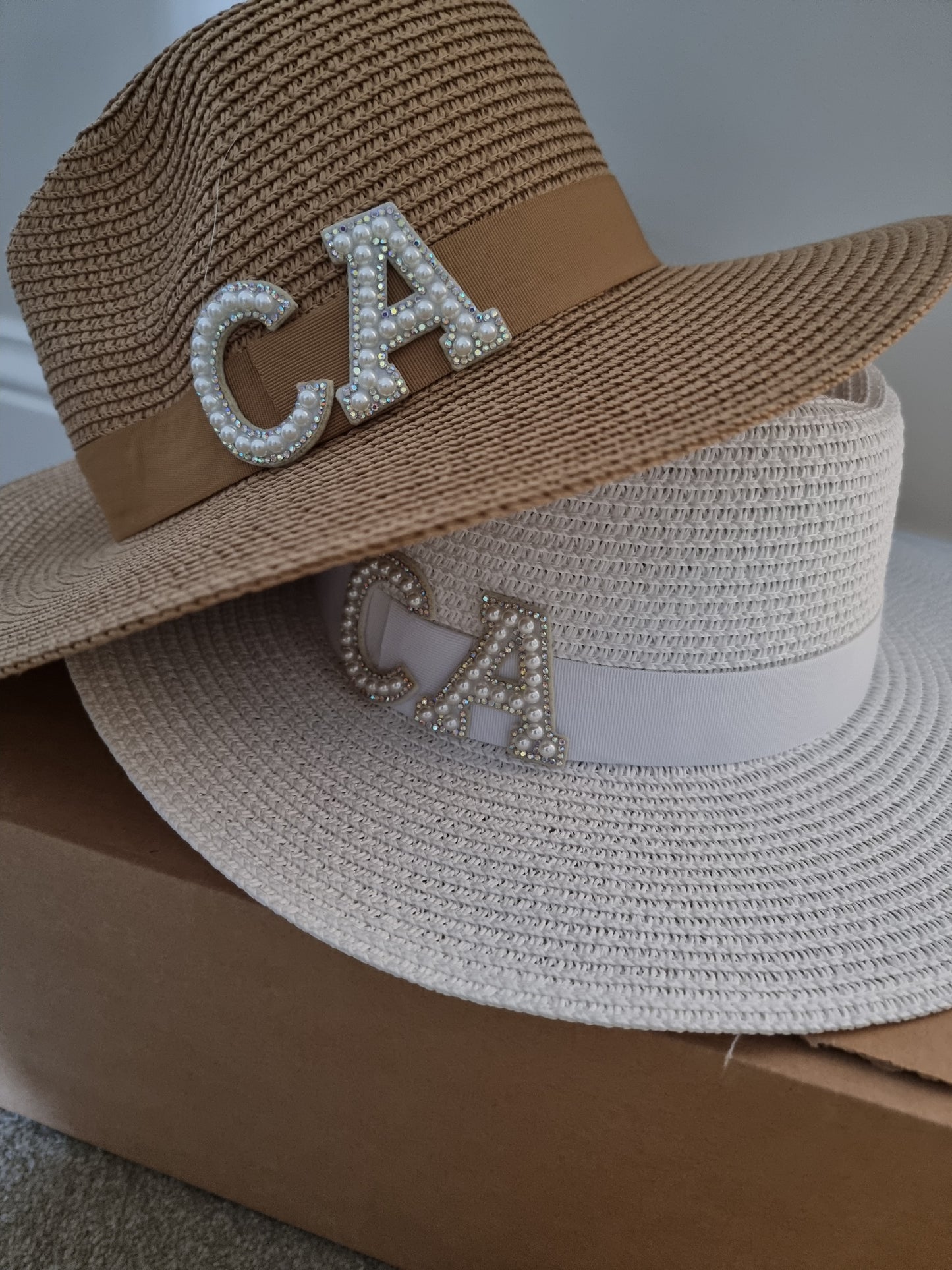 Beachy Fedora Hat (Personalised)