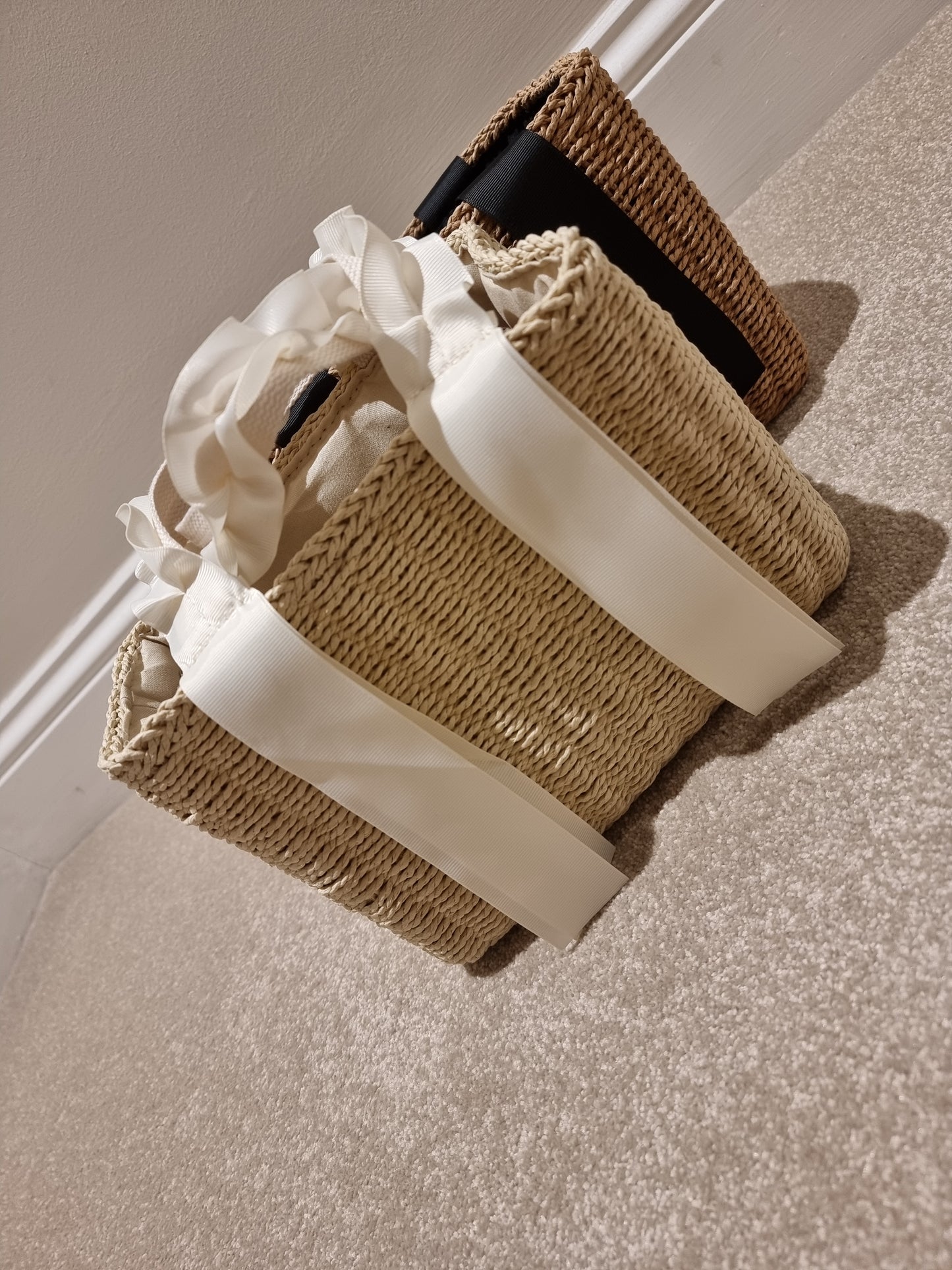 Mini Straw Tote Bag