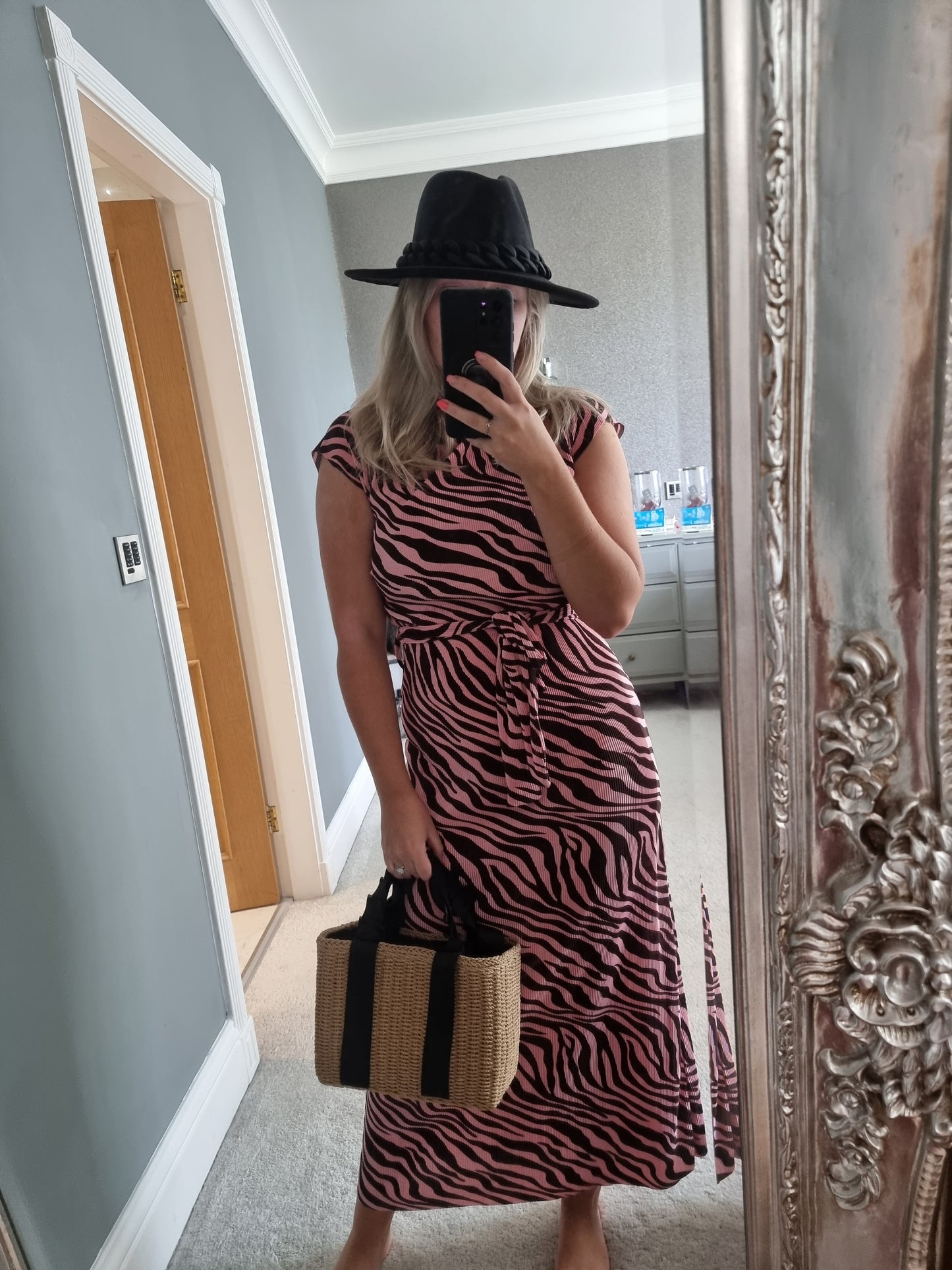Mini Straw Tote Bag