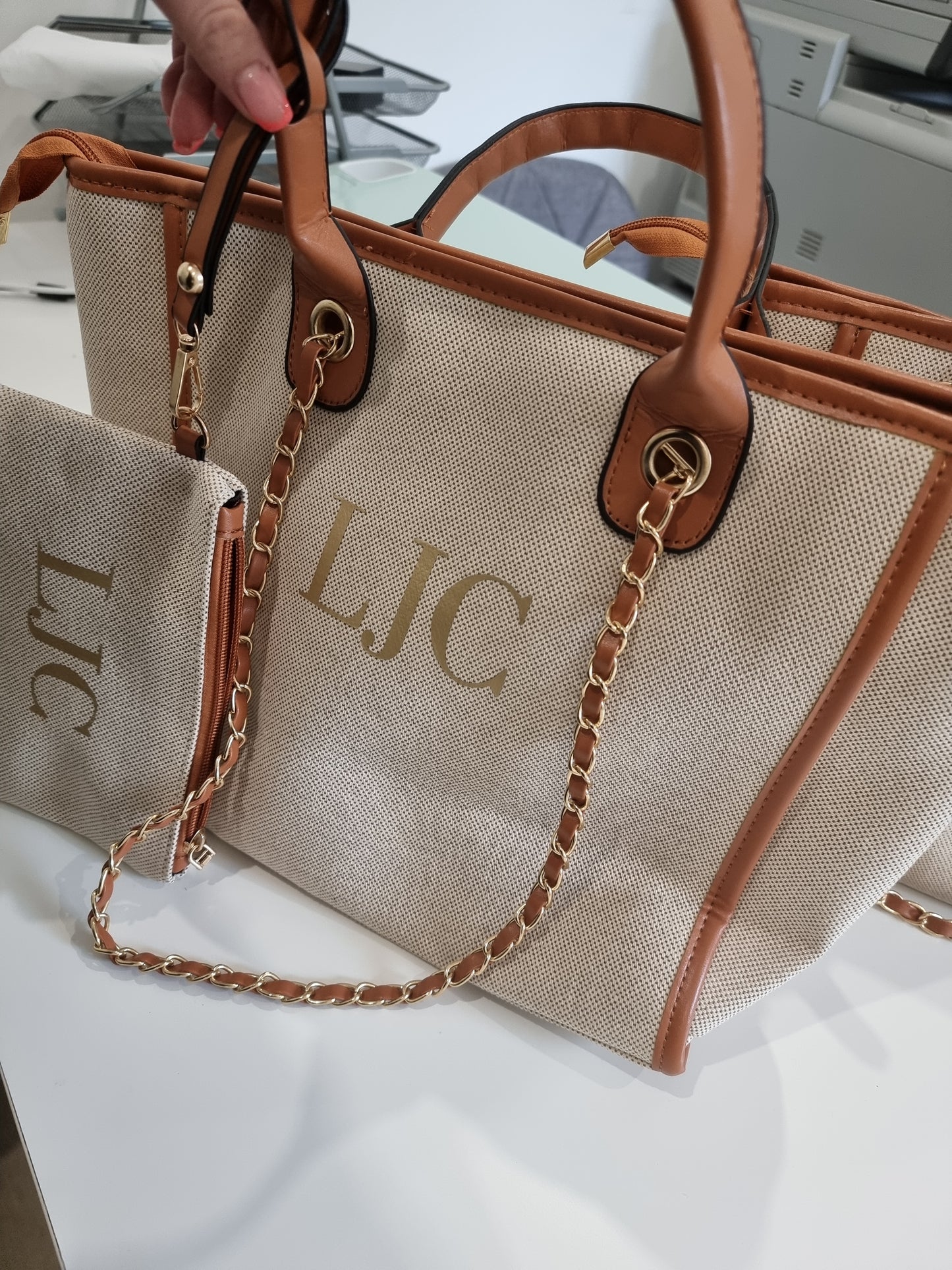Mono Canvas Tote Bag