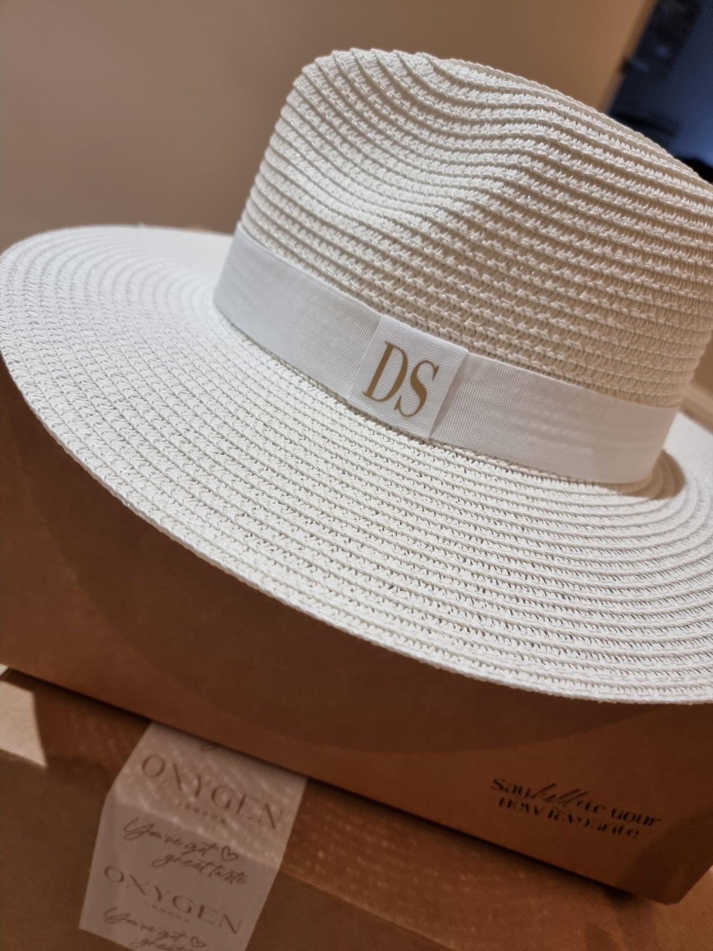 Beachy Fedora Hat (Personalised)