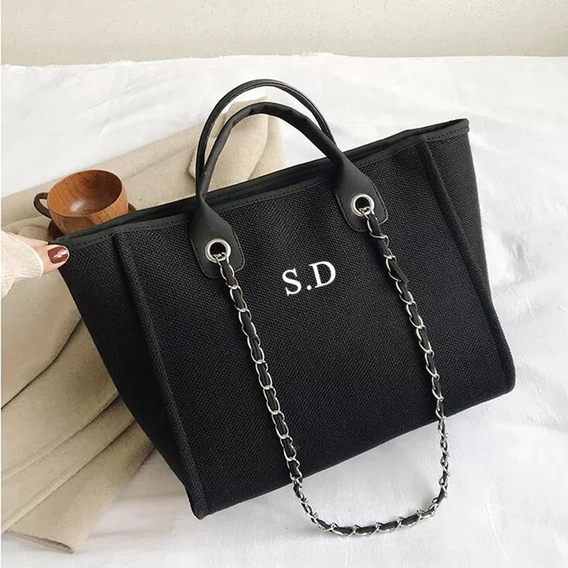 Mono Canvas Tote Bag