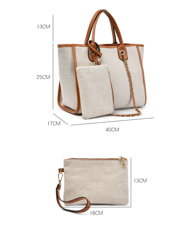 Mono Canvas Tote Bag
