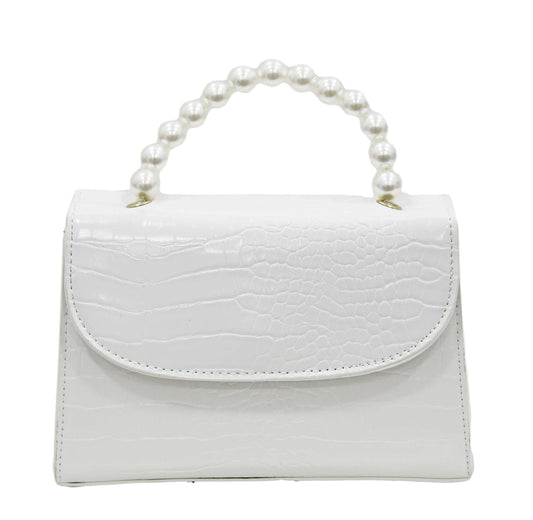 Cocodrilo White Bag
