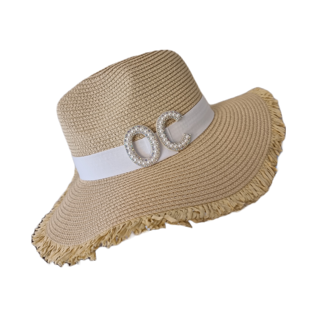 Beachy Frayed Fedora (Personalised)