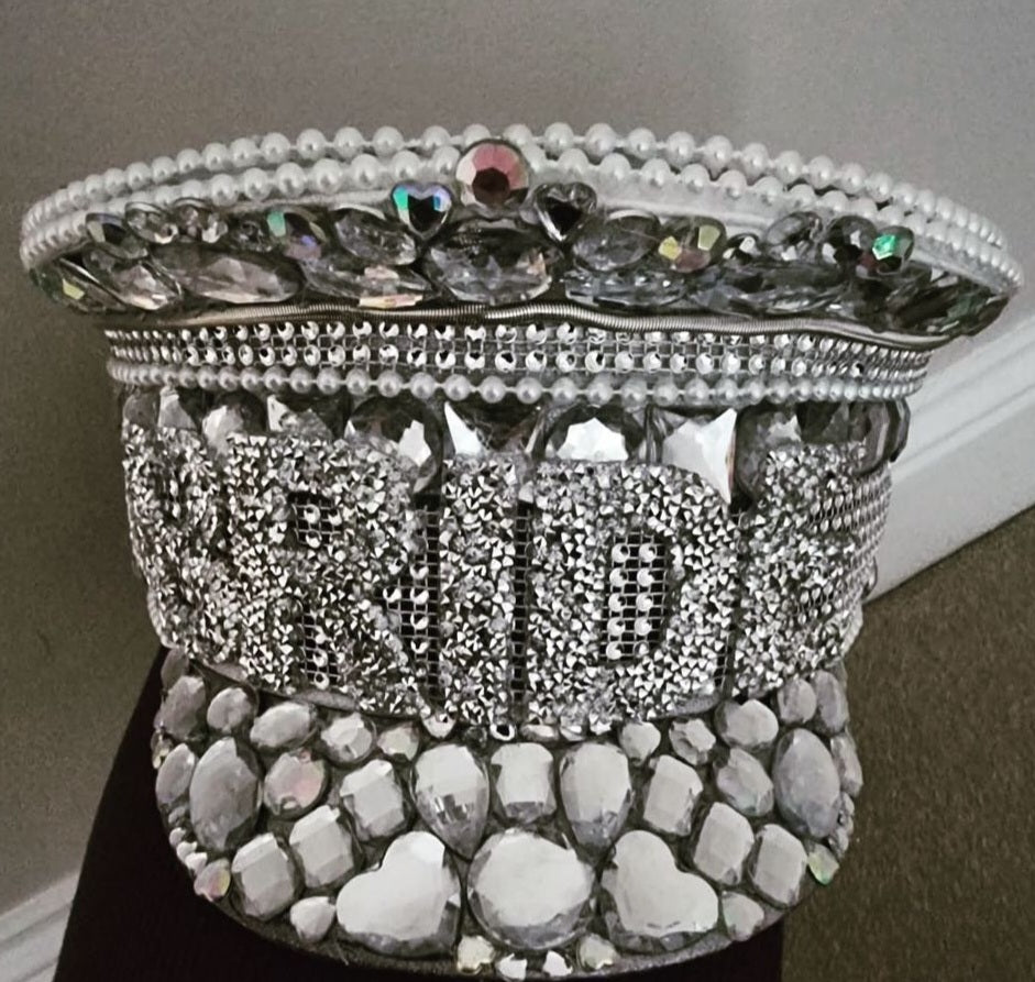 Bridal Hat - Silver